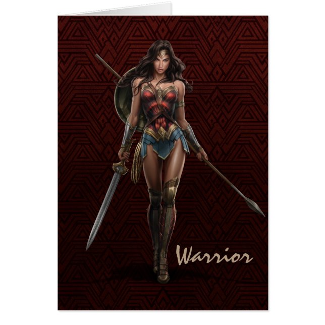 Wonder Woman Battle-Ready Comic Art (Devant)