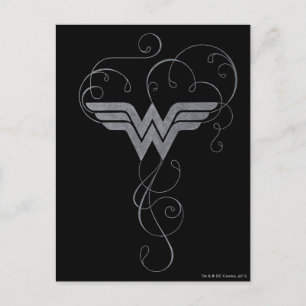 Wonder Woman Beauty Bliss Logo Briefkaart