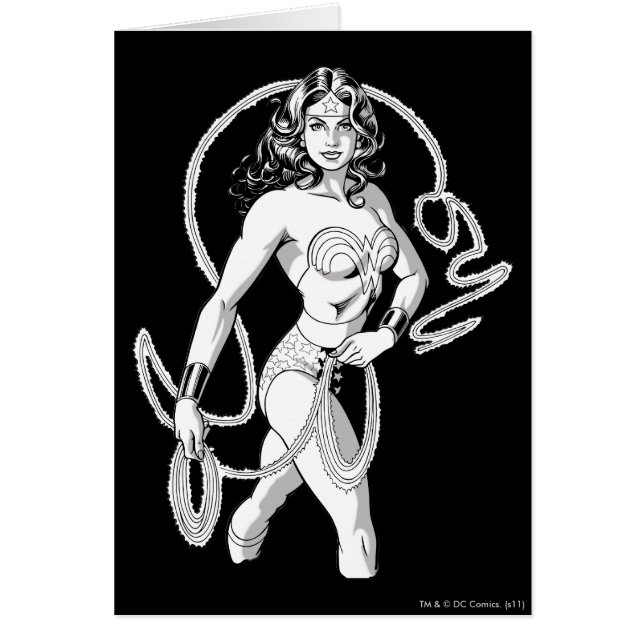 Wonder Woman Black & White Fighter (Voorkant)