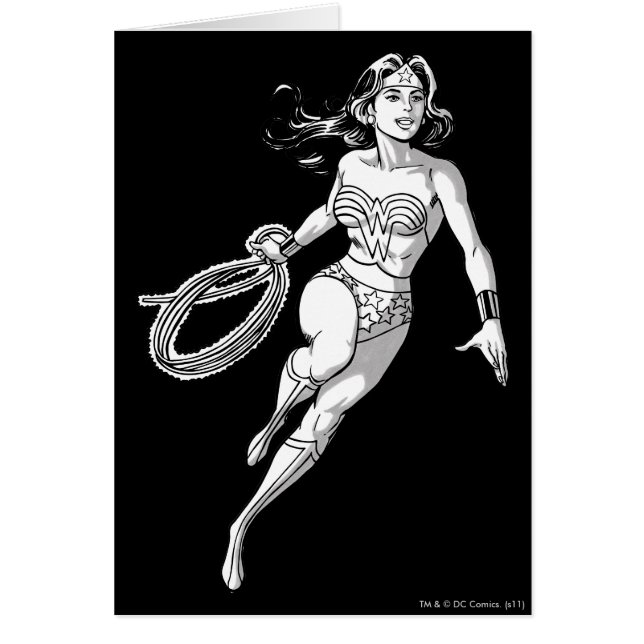 Wonder Woman Black & White Lasso (Voorkant)