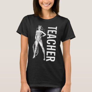 Wonder Woman Black & White Pose Docent T-shirt
