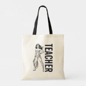 Wonder Woman Black & White Pose Tote Bag (Achterkant)