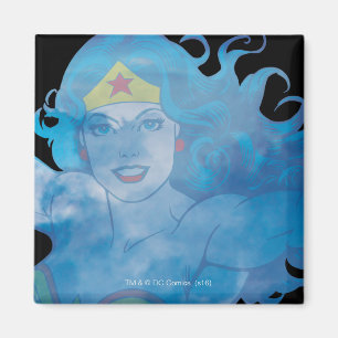 Wonder Woman Blue Sky Silhouette Magneet