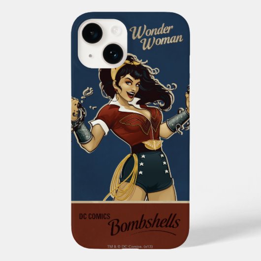 Wonder Woman Bombshell Case-Mate iPhone Case (Achterkant)