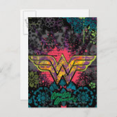 Wonder Woman Brick Wall Collage Briefkaart (Voorkant / Achterkant)