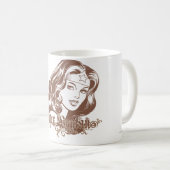 Wonder Woman Brown Koffiemok (Voorkant rechts)