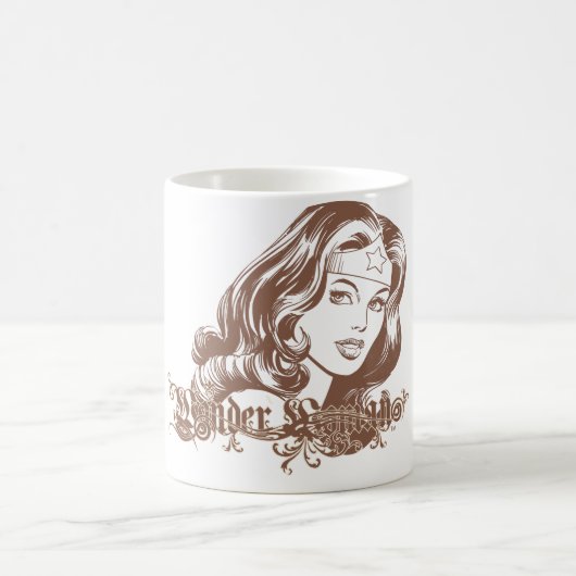 Wonder Woman Brown Koffiemok (Center)