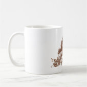 Wonder Woman Brown Koffiemok (Links)