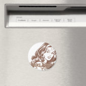 Wonder Woman Brown Magneet (Insitu (Vaatwasser))
