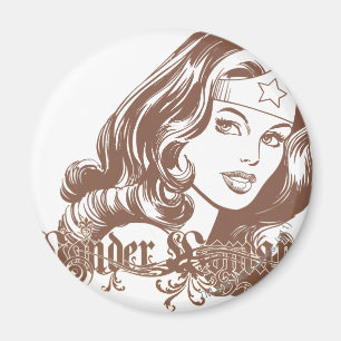 Wonder Woman Brown Magneet