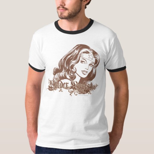 Wonder Woman Brown T-shirt (Voorkant)