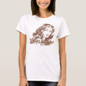 Wonder Woman Brown T-shirt (Voorkant)