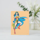 Wonder Woman Cape Briefkaart (Staand voorkant)