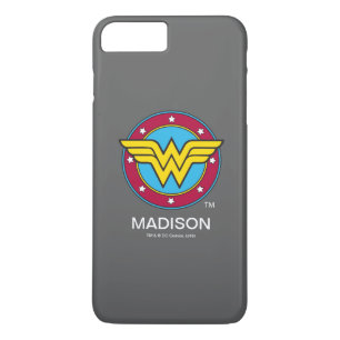 Wonder Woman Cirkel en sterren Logo iPhone 8 Plus / 7 Plus Hoesje