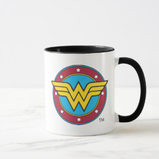 Wonder Woman | Cirkel en sterren Logo Mok