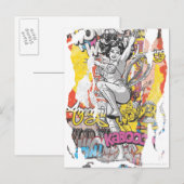 Wonder Woman Collage 1 Briefkaart (Voorkant / Achterkant)