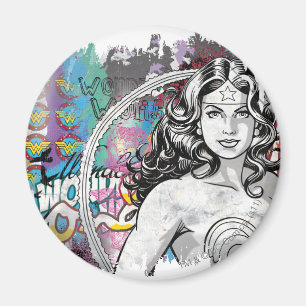Wonder Woman Collage 6 Magneet