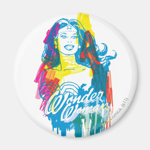 Wonder Woman Colorful 1 Magneet