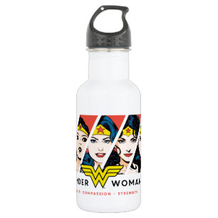 Wonder Woman Comic Evoluhic Waterfles