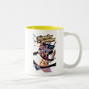 Wonder Woman Comic Hoesje #1 Tweekleurige Koffiemok