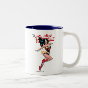 Wonder Woman Comic Hoesje Tweekleurige Koffiemok