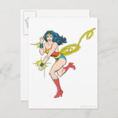 Wonder Woman Cuffs Briefkaart (Voorkant / Achterkant)