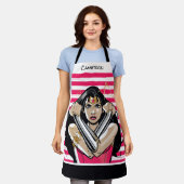 Wonder Woman Defend - Sjabloon Schort (Gedragen)