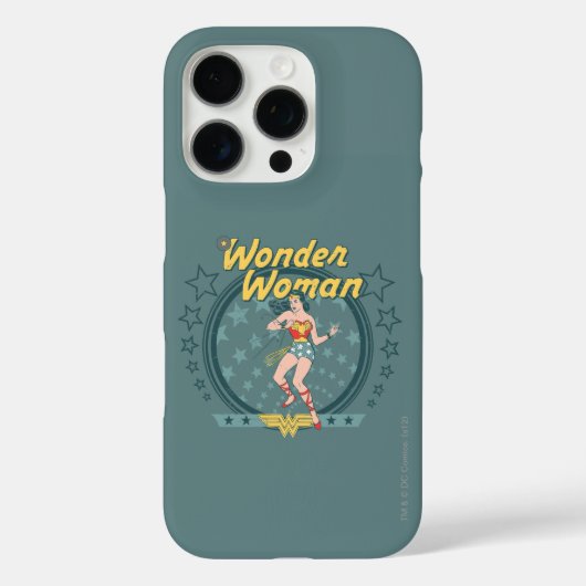 Wonder Woman Disted Star Design Case-Mate iPhone Case (Achterkant)