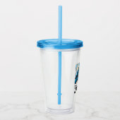 Wonder Woman Face Acryl Drinkbeker (Rechts)