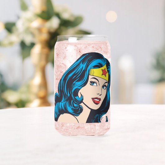 Wonder Woman Face Blikvorm Glas (Insitu (Huwelijk))