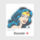 Wonder Woman Face Sticker (Vel)