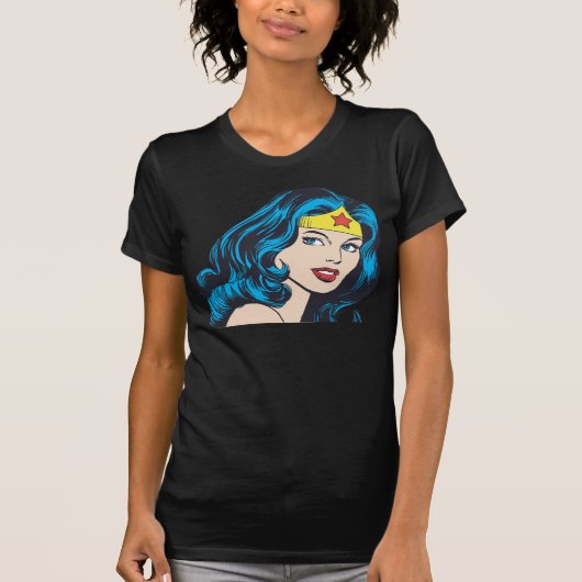 Wonder Woman Face T-shirt (Voorkant)