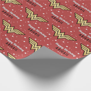 Wonder Woman Fantastisch marmerpapier Cadeaupapier