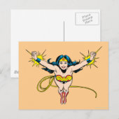 Wonder Woman Fly Forward Briefkaart (Voorkant / Achterkant)