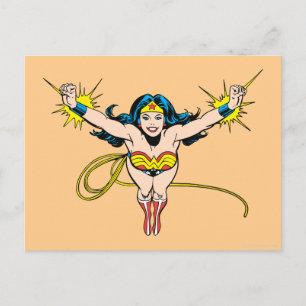 Wonder Woman Fly Forward Briefkaart
