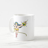 Wonder Woman Fly Forward Koffiemok (Voorkant links)