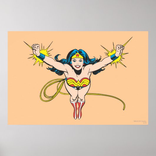 Wonder Woman Fly Forward Poster (Voorkant)