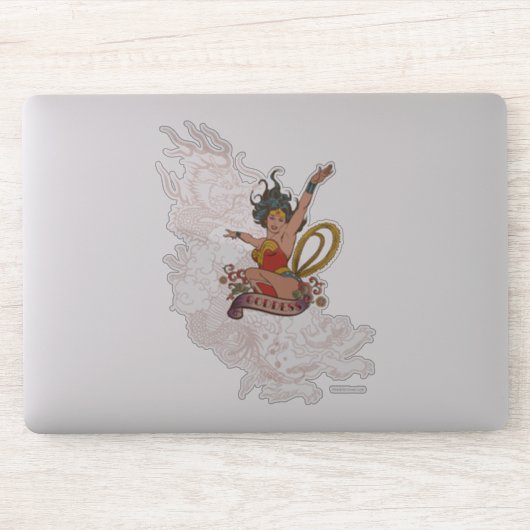Wonder Woman Goddess Sticker (Computer)