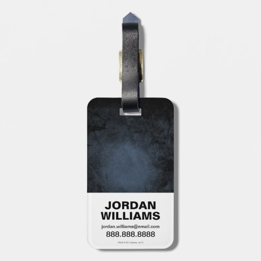 Wonder Woman Gold Symbool over Lasso Bagagelabel (Achterkant verticaal)