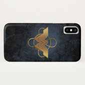 Wonder Woman Gold Symbool over Lasso Case-Mate iPhone Case (Achterkant (horizontaal))