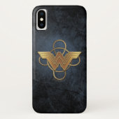 Wonder Woman Gold Symbool over Lasso Case-Mate iPhone Case (Achterkant)