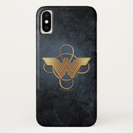 Wonder Woman Gold Symbool over Lasso Case-Mate iPhone Case (Achterkant)