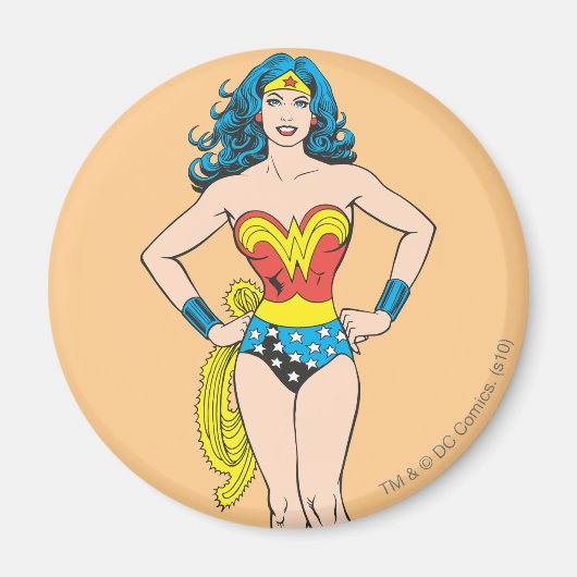 Wonder Woman Hands on Hips Magneet (Voorkant)