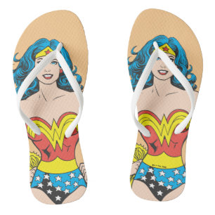 Wonder Woman Hands on Hips Teenslippers