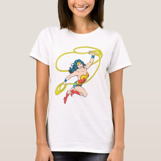 Wonder Woman Holds 3 T-shirt (Voorkant)