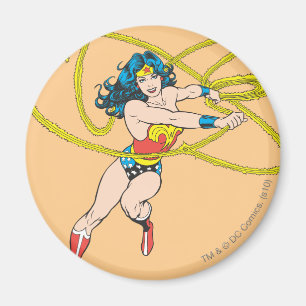 Wonder Woman Holds Lasso 1 Magneet