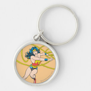 Wonder Woman Holds Lasso 1 Sleutelhanger