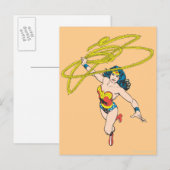 Wonder Woman Holds Lasso 2 Briefkaart (Voorkant / Achterkant)
