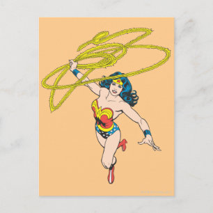 Wonder Woman Holds Lasso 2 Briefkaart