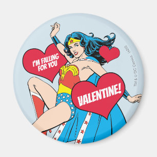 Wonder Woman Ik val voor je Valentijn Magneet
